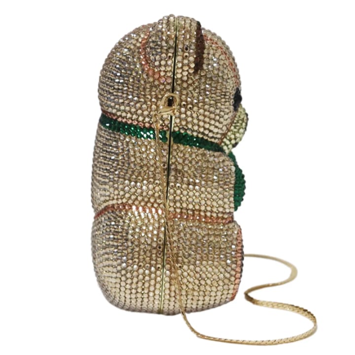 luxury lady trending classy elegant collection artin spired bag crystal party purse bear clutch pouch