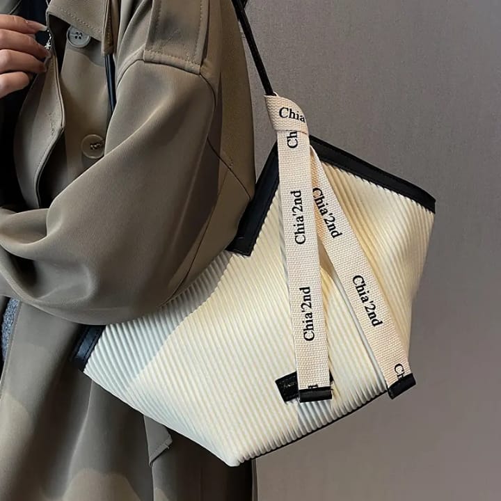 large capacity women's shoulder tote bag leather ladies bag fashion casual tote bags for women