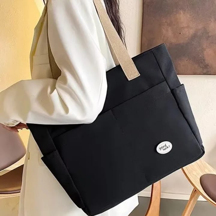 luxury woman tote handbag fashion crossbody tote bag canvas with pockets