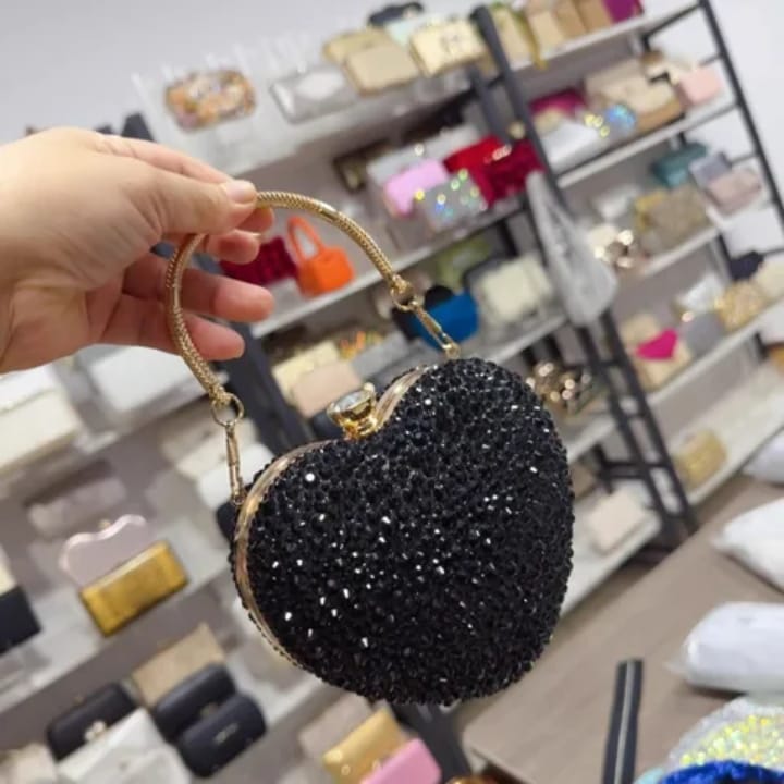 women's luxury crystal diamond event evening clutch bow knot shaped sparkling rhinestones handbag for banquet & wedding party (copy)