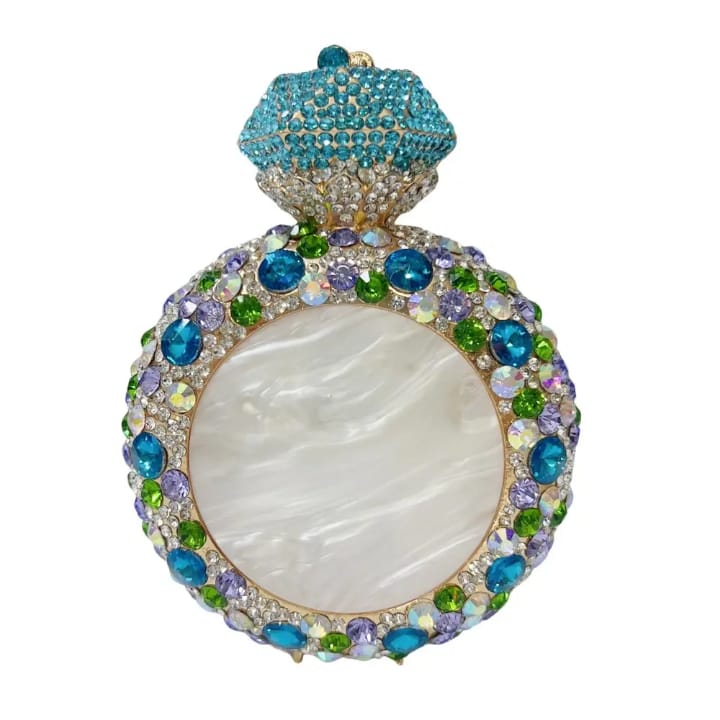 new perfume shaped clutch wedding purse luxury gown evening crystal party stone ladies diamond handbag rhinestone bags for women