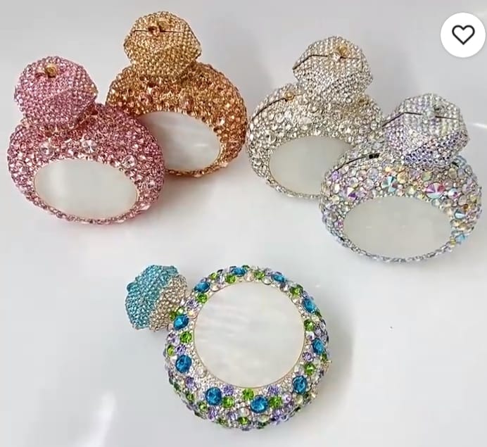 new perfume shaped clutch wedding purse luxury gown evening crystal party stone ladies diamond handbag rhinestone bags for women